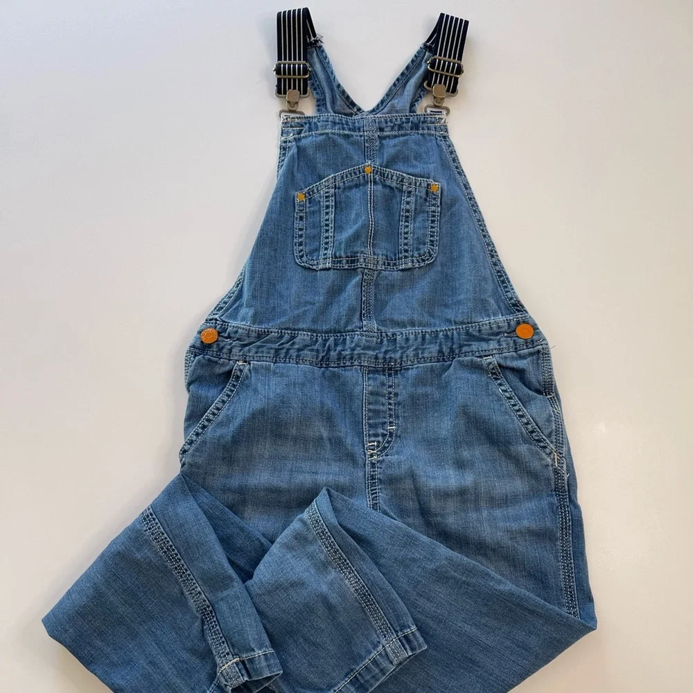 Gymboree Lightweight Denim Overalls Blue Jean Girl’s Size 8